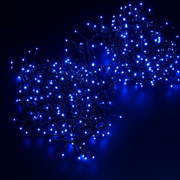 Vianočné svetielka vnútorné modré 100 LED
