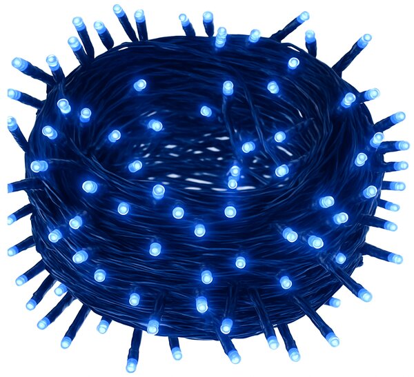Vianočné svetielka vnútorné modré 100 LED