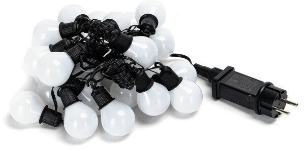 Aigostar - LED RGBICW inteligentný vonkajší svetelný reťaz MESH s 25 LED, 5 m, IP44 + diaľkové ovládanie