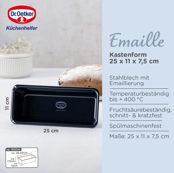 OBDĹŽNIKOVÁ FORMA 25/11/7,5 cm Dr.Oetker - Online Only bytové doplnky, Online Only