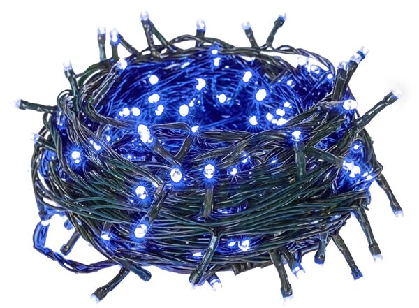 Vianočné svetielka vnútorné modré 100 LED