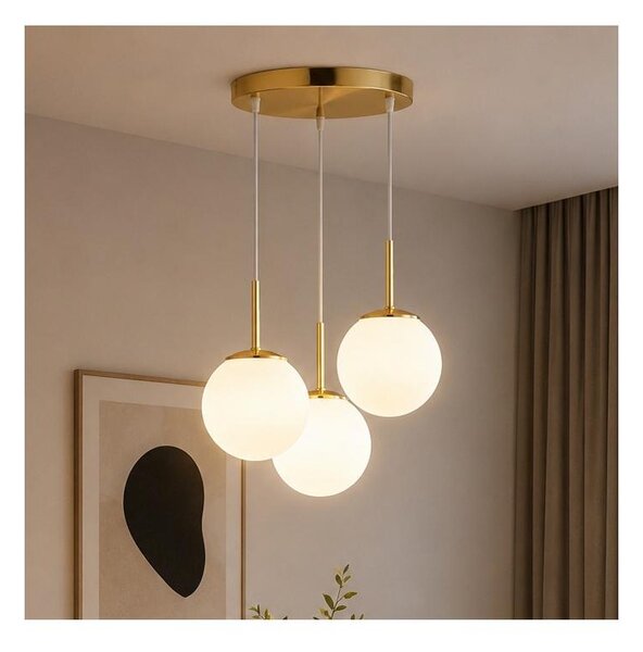Brilagi - Luster na lanku MILO 3xE27/60W/230V zlatý
