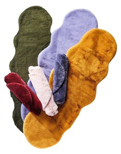 UMELÁ KOŽUŠINA, 60/180 cm, oranžová Ambia Home - Koberce, Online Only
