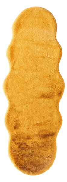 UMELÁ KOŽUŠINA, 60/180 cm, oranžová Ambia Home - Koberce, Online Only