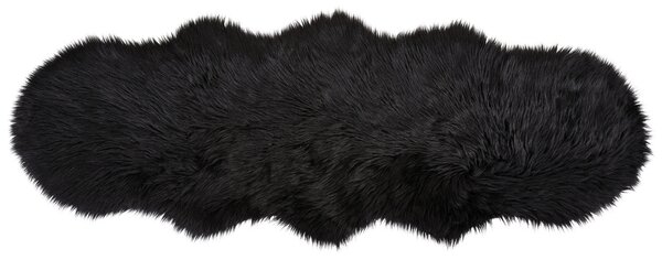 UMELÁ KOŽUŠINA, 60/180 cm, čierna Ambia Home - Koberce, Online Only