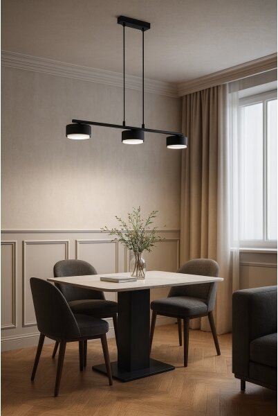 Brilagi - LED luster na lankách MONO 3xGX53/30W/230V čierna