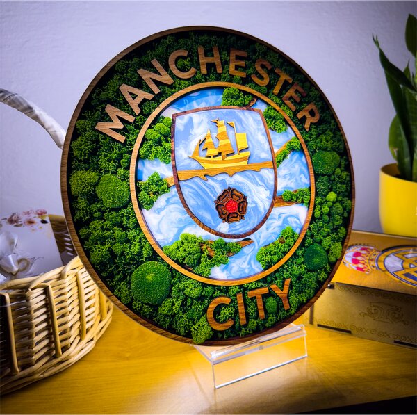 Stolná lampa Manchester City - Moss