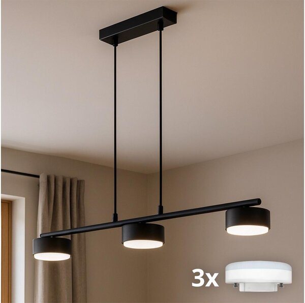 Brilagi - LED luster na lankách MONO 3xGX53/30W/230V čierna