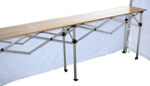 TENTino Skladací profi pult 1,5 mx 42 cm pre nožnicový stan