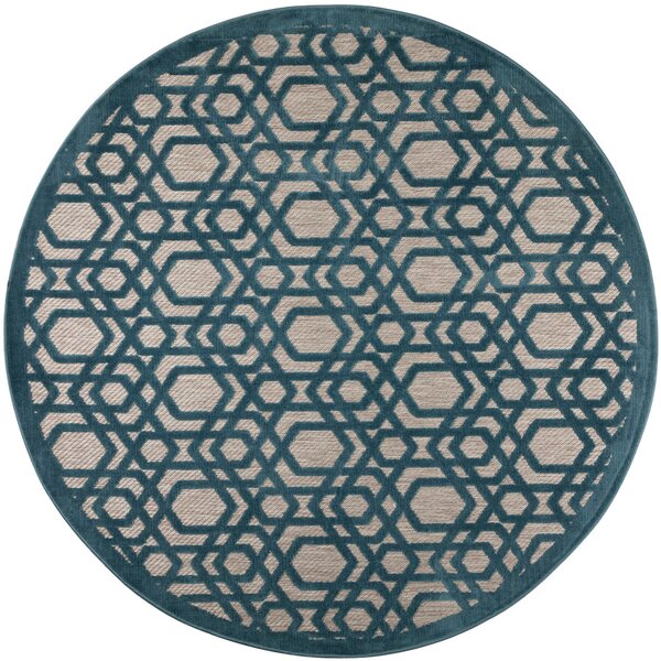 VONKAJŠÍ KOBEREC, 160/160 cm modrá Flair Rugs - Online Only bytové doplnky, Online Only