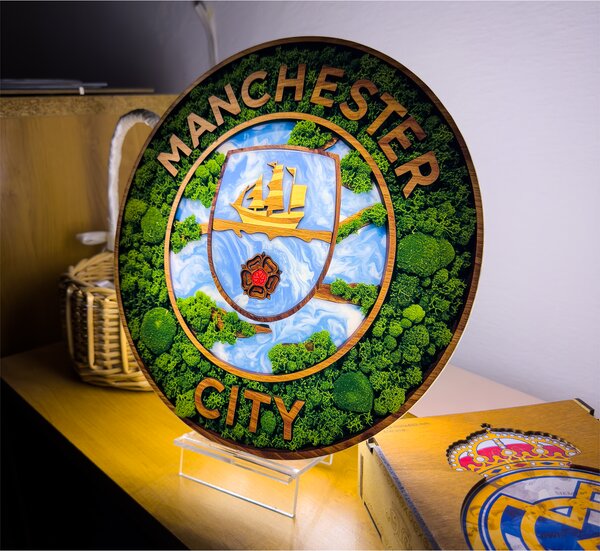 Stolná lampa Manchester City - Moss