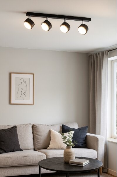 Brilagi - LED bodové svietidlo MONO 4xGX53/30W/230V čierna