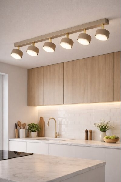 Brilagi - LED Bodové svietidlo MONO 6xGX53/30W/230V béžová/zlatá