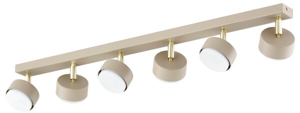 Brilagi - LED Bodové svietidlo MONO 6xGX53/30W/230V béžová/zlatá