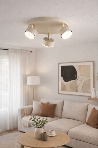 Brilagi - LED Bodové svietidlo MONO 3xGX53/30W/230V béžová/zlatá