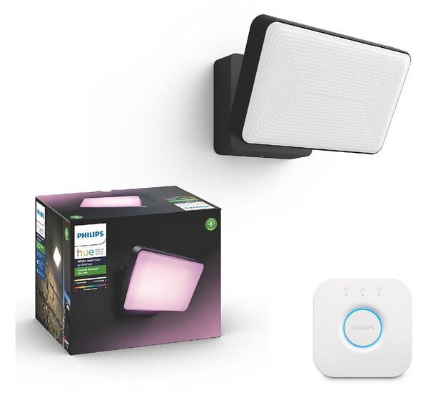 Philips - LED RGB vonkajší reflektor Hue DISCOVER LED/15W/230V IP44 + Hue bridge