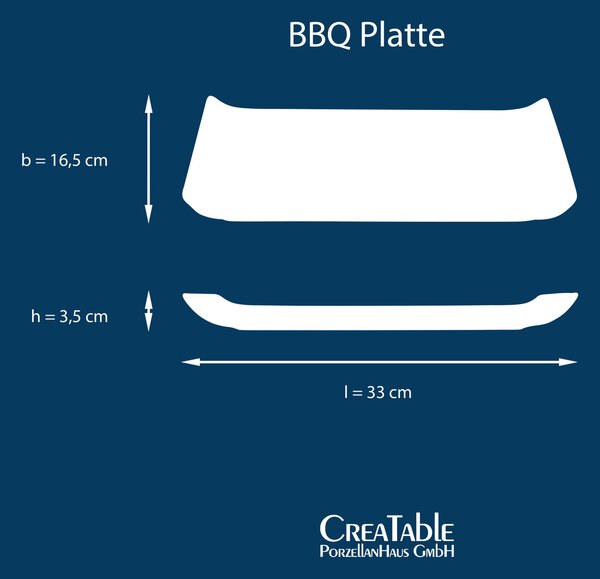 SADA SERVÍROVACÍCH TÁCOK kamenina keramika 2-dielne 16,5/33 cm Creatable - Jedálenské sety, Online Only