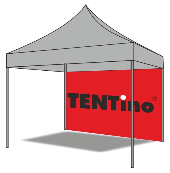 TENTino Bočnice 2 m s jednostrannou potlačou Plachtovina (nůžk.stany s potiskem): polyester 230 g/m2