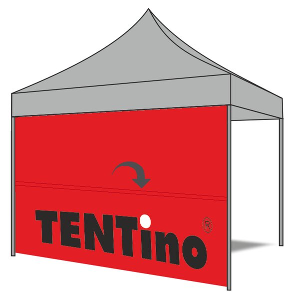 TENTino Našitie tunela na bočnici + teleskop 4 m