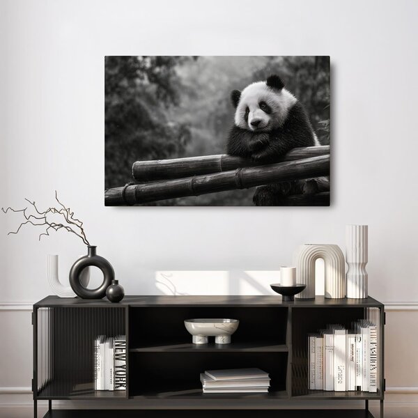 Obraz panda odpočívajúca na bambuse