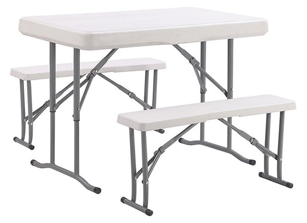TENTino Detský skladací pivný set (stôl + 2x lavica)