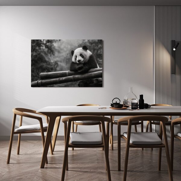 Obraz panda odpočívajúca na bambuse