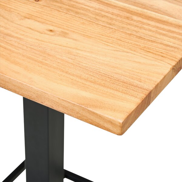 BAROVÝ STÔL, akácia, čierna, farba akácie, 80/105/80 cm P & B - Barový nábytok