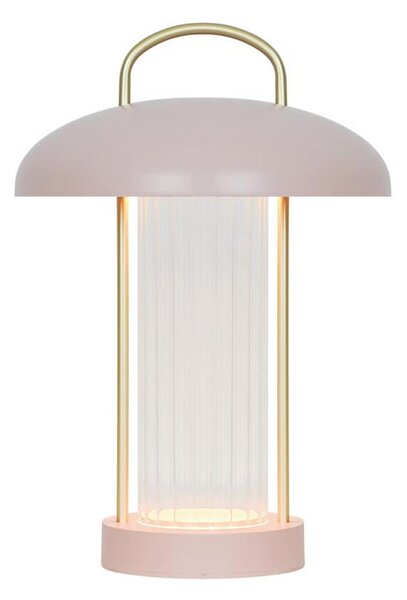Nordlux - stmievateľná nabíjacia dotyková stolná lampa MIRANO LED/3W/3,7V ružová