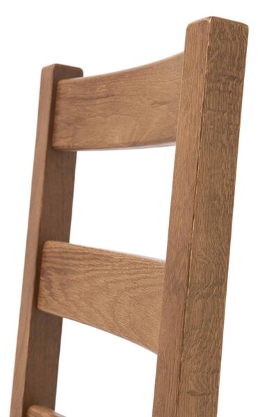 Dubová lakovaná stolička Ladder Back rustik