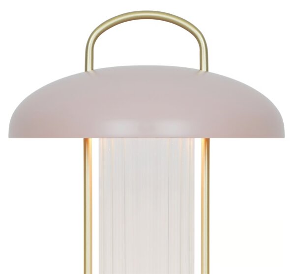 Nordlux - stmievateľná nabíjacia dotyková stolná lampa MIRANO LED/3W/3,7V ružová