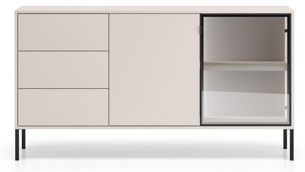 Komoda Harmona 160 cm s osvetlením - kašmírová
