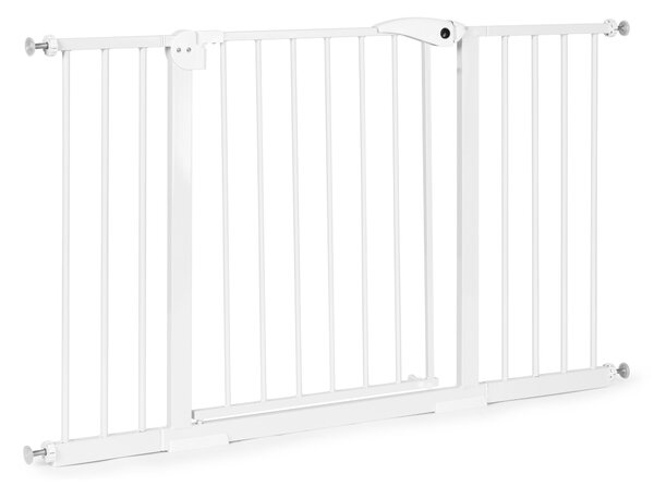 ECOTOYS Bezpečnostná zábrana 74-132 cm na schody, dvere - biela ECOTOYS