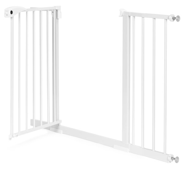 ECOTOYS Bezpečnostná zábrana 74-132 cm na schody, dvere - biela ECOTOYS