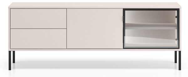 TV stolík Harmona 160 cm s osvetlením - kašmírová