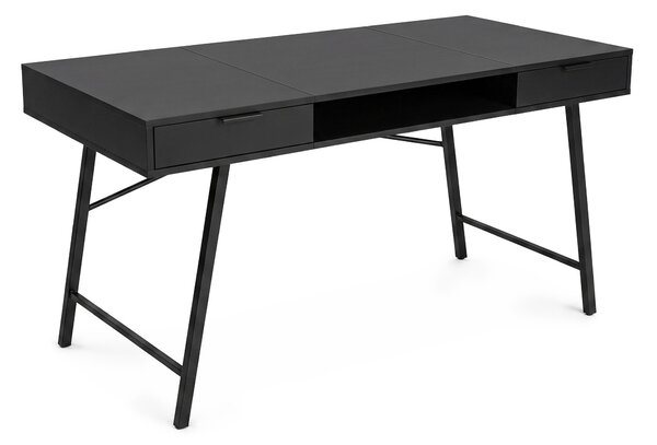 Ak furniture Písací stôl Arden 120 cm čierny