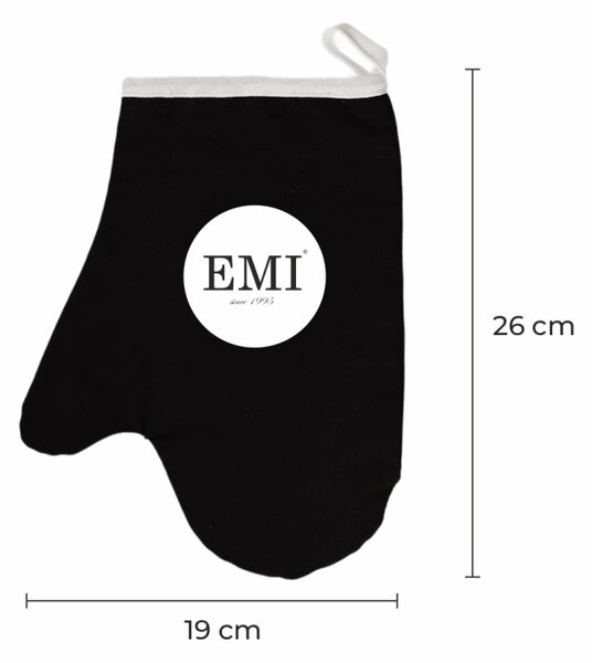 Kuchynská rukavica s vlastným logom EMI, červená