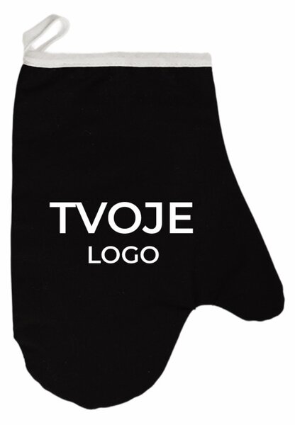 Kuchynská rukavica s vlastným logom EMI, červená