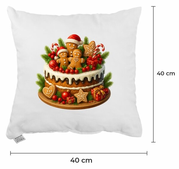 Vianočný vankúš Cake 40x40 cm EMI