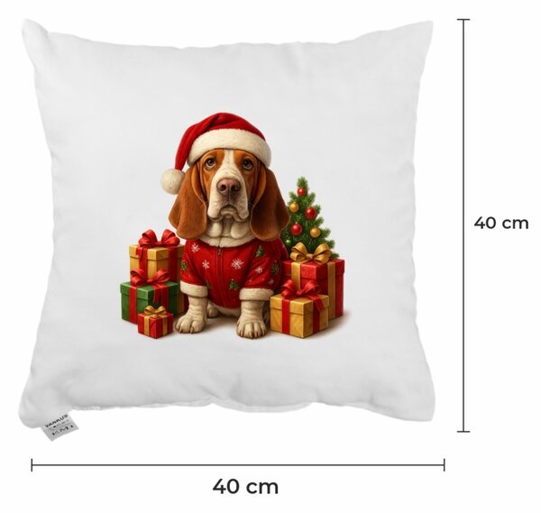 Vianočný vankúš Buddy 40x40 cm EMI