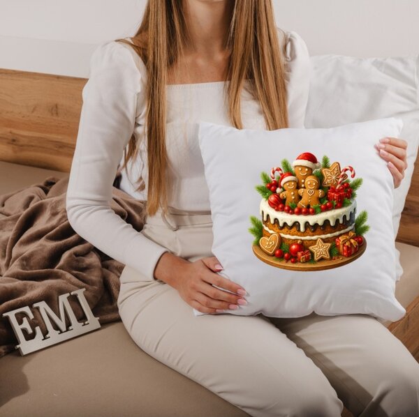 Vianočný vankúš Cake 40x40 cm EMI
