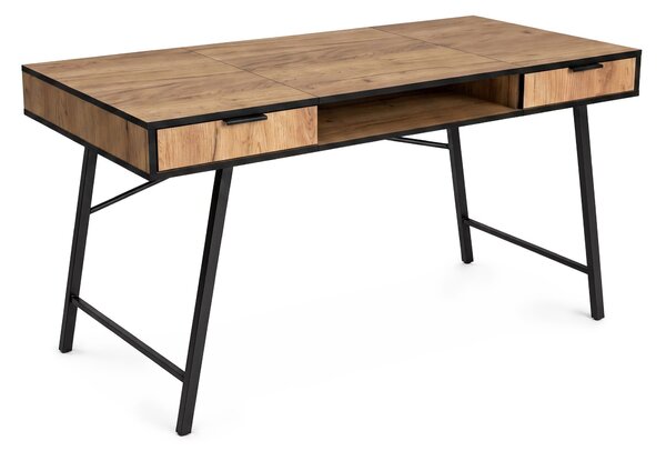 Ak furniture Písací stôl Arden 120 cm dub Craft/čierny