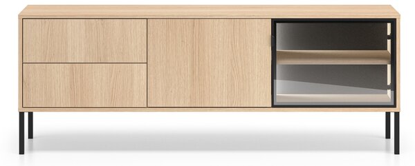 TV stolík Harmona 160 cm s osvetlením - dub lindberg