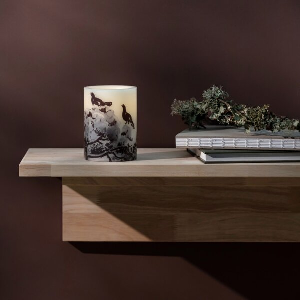 Muurla LED sviečka Winter Capercaillie 10cm