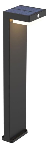 LED Solárna lampa so senzorom MALI LED/4,5W/3,7V 2000 mAh IP44 čierna
