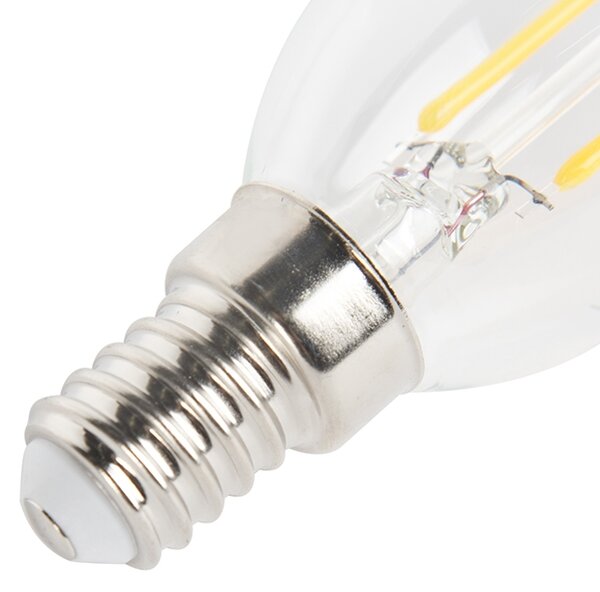 Sada 5 stmievateľných LED vláknových žiaroviek sviečok E14 250lm 2700K