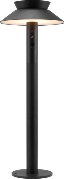 Nordlux - LED solárna lampa so snímačom LED/5W/3,7V IP44 čierna 60 cm