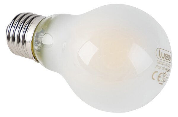 Sada 5 stmievateľných LED žiaroviek E27 A60 matná 7W 806lm 2700K