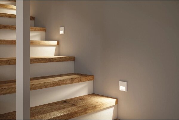 Paulmann 79999 - LED/1W Schodiskové svietidlo TSARO 230V Follow/biela