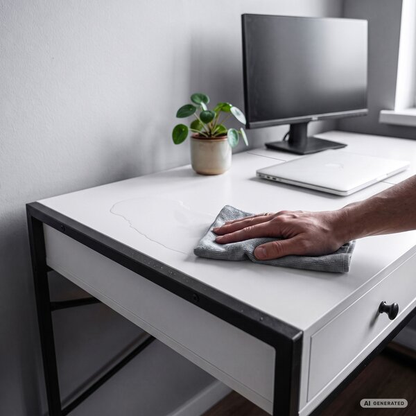 Ak furniture Písací stôl Elonis 123 cm biely/čierny