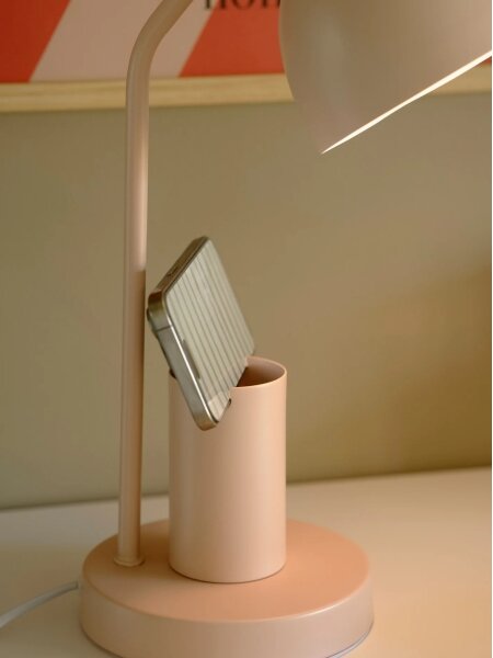 Nordlux - Stolná lampa DEVONE 1xE27/15W/230V ružová